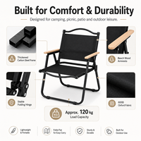 Chaise pliante moderne en alliage d'aluminium pour l'extérieur, tissu Oxford, pour jardin, pique-nique, plage, parc