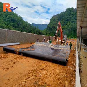 Type de géomembrane en polypropylène perméable à l'eau Géomembrane PE-HD Prix du revêtement d'étang Géomembrane Harga en géotechnique - Product Image 4