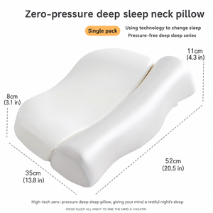 Almohada Cervical de Espuma Viscoelástica con Soporte para el Cuello, Multifuncional, Moderna, Transpirable, Ecológica, de Color Personalizado, con Rebote Lento y Sólido - Product Image 3