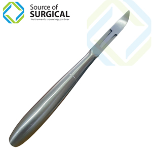 Cortauñas Profesional de Acero Inoxidable de Alta Calidad con Cuchilla Curva y Abertura de Mandíbula Ancha para Uñas Gruesas - Resorte Único - Product Image 2