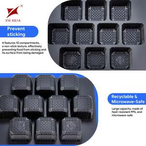 Bandeja de Embalaje para Bollos al Vapor XF-0308 de PP Desechable, Apta para Alimentos y Personalizable - Product Image 3