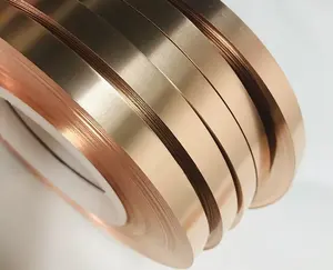 Tira de cobre delgada Lámina de cobre de 10mm para transformador