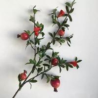 Kunstmatige granaatappeltakken, fruittakken, vaasbloemarrangementen, winkeldecoratie, kantoor- en huisdecoratie