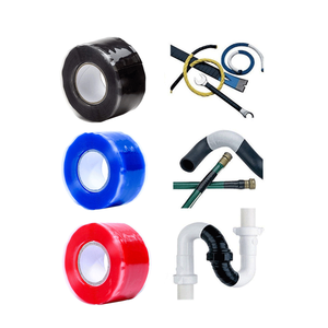 Self Fusing <strong>Silicone</strong> Tape Waterproof Black Self Amalgamating Tape,<strong>Silicone</strong> <strong>Rubber</strong> Tape for Plumbing,Sealing Pipes,<strong>Hose</strong> Repair - Product Image 3