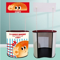 Table pliante promotionnelle en plastique PP, stand de dégustation et d'échantillonnage pour supermarché, comptoir d'affichage publicitaire