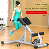 Chaise romaine pliable réglable en métal, banc d'entraînement abdominal et dorsal, équipement de fitness professionnel pour la musculation