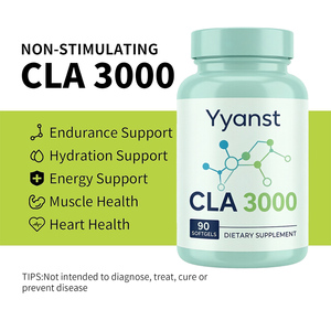 OEM/ODM Organic natural ingredient support metabolism fat burn <b>weight</b> management muscle health Safflower Oil CLA Softgel - Product Image 6