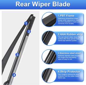 Per <span class=keywords><strong>KIA</strong></span> <span class=keywords><strong>Sportage</strong></span> 2011 2016 tergicristallo posteriore per braccio e lama materiale in gomma naturale - Product Image 6