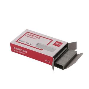 Deli Stationery Stainless Steel Staples 24/6 Standard 12# 1000 Pieces Box Wholesale - Product Image 3