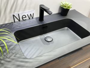 2024 Gabinetes de baño de estilo natural con textura de madera exposiciones de Feria de Cantón <span class=keywords><strong>Goldea</strong></span> - Product Image 5