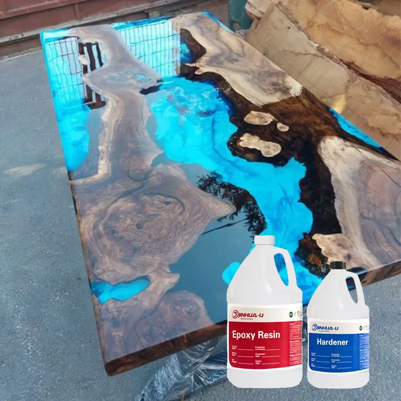 Deep Pour Epoxy Resin 2:1 Hot Sale AB Glue Crystal Clear Epoxy Resin for Wood River Table
