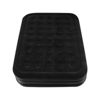 Matelas Gonflable Double Élevé de Luxe Léger en PVC Écologique avec Pompe Intégrée Automatique, Portable pour la Maison et le Camping en Plein Air