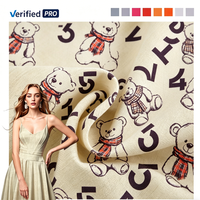 Tissu tissé à imprimé numérique motif pied-de-poule classique beige et bleu marine, style vintage, pour chemisiers, costumes, jupes et vestes pour filles