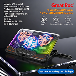 <span class=keywords><strong>Support</strong></span> de refroidissement pour <span class=keywords><strong>ordinateur</strong></span> <span class=keywords><strong>portable</strong></span> à faible bruit avec 3 ventilateurs RGB, réglable sur 6 niveaux, avec <span class=keywords><strong>support</strong></span> de téléphone pour ordinateurs portables de 10 à 17 pouces - Product Image 6