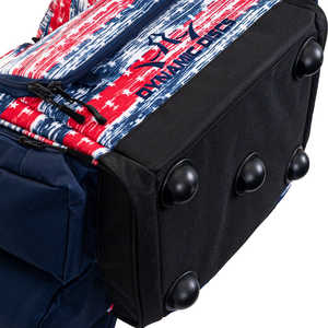 Free Sample Lightweight, long-lasting, 24-can golf <b>backpack</b> with a <b>large</b>, insulated built-in cooler and a <b>black</b> disc golf bag - Product Image 5