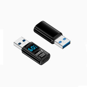 Adaptateur d'affichage numérique USB 3.2 10 Gbps, convertisseur de données et de charge rapide USB mâle vers femelle 60 W, adaptateur C pour PC portable - Product Image 1