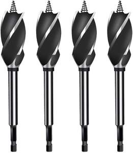 木工用フラットスペアコアドリルビット六角ストレートシャンクオーガードリルビットセット - Product Image 1