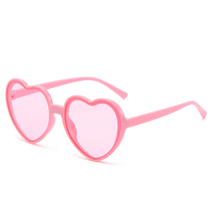 Gafas de sol cuadradas azules para mujer, bonitas gafas de moda UV400 en forma de corazón, gafas de sol personalizadas con corazones de amor para mujer - Product Image 6