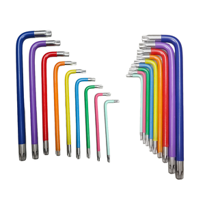 Jeu de clés Allen métriques extra longues de 9 pièces avec embouts hexagonaux pour espaces restreints - Product Image 3