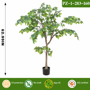 RUOPEI Arbre artificiel Pothos à feuilles en cœur, Ficus ignifuge, écologique, résistant aux UV, sans odeur, verdure pour intérieur, maison, bureau - Product Image 3