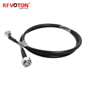 สายจัมเปอร์แบบมีปลั๊ก Din 4.310 L20 ตัวผู้ ไปยังปลั๊ก Mini 4.3-10 แบบมุมฉาก 90 องศา ขนาด 1/2 นิ้ว สายซุปเปอร์ซอฟท์ ความยาว 1 เมตร จากโรงงาน - Product Image 2