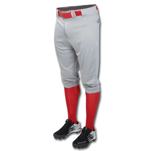 Celana bisbol anak muda, celana Softball setinggi lutut santai cocok untuk anak-anak celana bisbol putih hitam abu-abu - Product Image 3