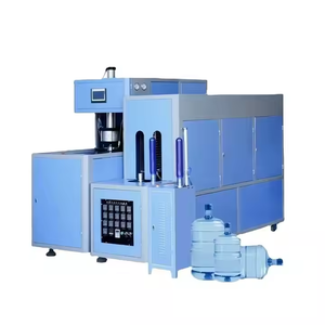 Good Price Factory 2Cavity Semi Automatic Plastic <b>Bottle</b> <b>Making</b> <b>Machine</b> PET Blowing <b>Machine</b> - Product Image 1