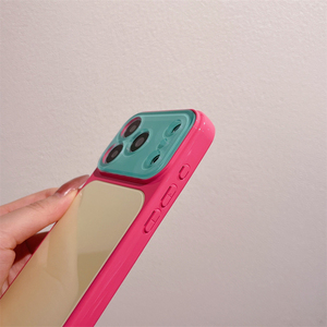 เคสโทรศัพท์สำหรับ iPhone 17 16 15 14 Pro Max สีสันตัดกัน สายคล้องมือ วัสดุ PC แข็ง สไตล์ Ins Dopamin สำหรับผู้หญิง พร้อมสายคล้อง/สายรัดข้อมือ - Product Image 2