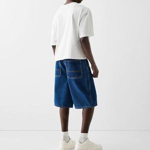T-shirt Homme <span class=keywords><strong>Joy</strong></span> Chuang Manufacturer 260 GSM, Coupe Boxy Épaules Tombantes, Coupe Courte, Oversize, Grammage Lourd, 100% Coton, Vierge - Product Image 4