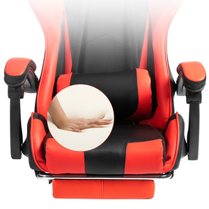 Silla Ghế Văn Phòng Có Thể Điều Chỉnh Độ Cao Công Thái Học Cho Game Thủ Ghế Chơi Game Bằng Da Tổng Hợp Phong Cách Đua Xe Có Chỗ Để Chân - Product Image 5