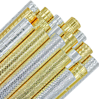 0.8mm Tissé Crocodile Serpent Faux Cuir Or Argent En Relief Cuir Artificiel Imperméable PU Cuir