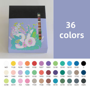 أقلام رسم فنية 24 أقلام رسم سريعة الجفاف أقلام رسم أقلام طلاء أكريليك للأقمشة والمعادن والزجاج والصخور والقماش - Product Image 6