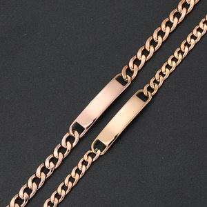 Songyi Tùy Chỉnh Đơn Giản Trống Món Quà Kỳ Nghỉ Món Quà Sinh Nhật Khắc Thép Không Gỉ Vòng Đeo Tay - Product Image 4