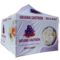 Tente d'extérieur en aluminium avec logo pour événements, promotion de salons professionnels, chapiteau 3x3, stand publicitaire pop-up, impression personnalisée, tente à auvent 10x10