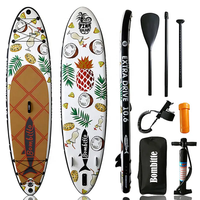 Planche de Paddle gonflable pour adultes femmes filles, planche de Paddle 10.6 ', planche de surf rose avec accessoires SUP