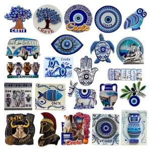 Imanes 3D para Refrigerador de <span class=keywords><strong>Grecia</strong></span>, Creta, Europa, Recuerdo Turístico, Colección de Imanes Decorativos Artesanales - Product Image 1
