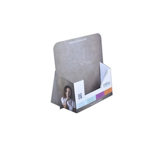 Custom Printed A5 A4 Cardboard Flyer Trade Show Display Stand,Cardboard <b>Counter</b> Top Brochure Holders Display Custom - Product Image 2