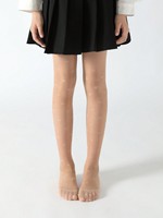 Collants de danse blancs hautement élastiques, respirants, en maille, vente en gros, collants transparents tricotés pour enfants, longueur intégrale, fins, motif cœur de dessin animé