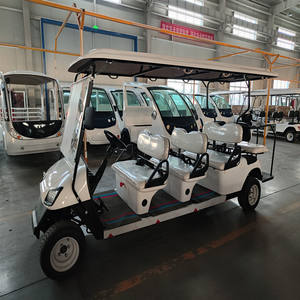 Carrito de golf eléctrico de 8 plazas, barato y duradero, con certificación CE - Product Image 2