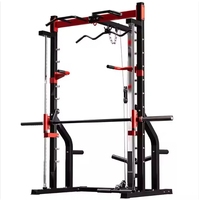 Machine Smith multifonctionnelle Equipement de fitness Lit d'haltérophilie Rack de squat Rameur Machine Smith portique