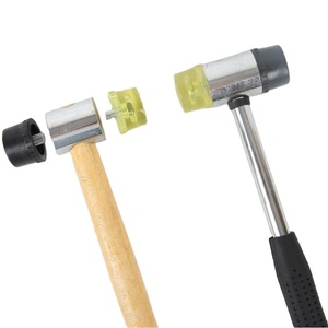 <span class=keywords><strong>Mini</strong></span> <span class=keywords><strong>marteau</strong></span> en plastique avec manche en bois et tête remplaçable de 32 mm - Product Image 3