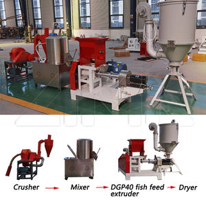 LIMA Prix d'usine Machine <span class=keywords><strong>de</strong></span> soufflage d'aliments pour poissons flottant/coulant Machine à granulés d'aliments pour poissons <span class=keywords><strong>carpe</strong></span> Machine à granulés d'aliments pour poissons - Product Image 5