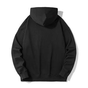 <span class=keywords><strong>Sweat</strong></span>-shirt à capuche <span class=keywords><strong>noir</strong></span> en gros, broderie sur la capuche, molleton de coton, <span class=keywords><strong>sweat</strong></span>-shirt à épaules tombantes, <span class=keywords><strong>sweat</strong></span>-shirt pour hommes - Product Image 4