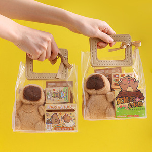 Capybara Plush Gift Set With Stickers And Notebook For Children's Day - Product Image 1