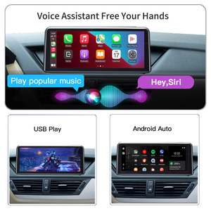 เครื่องเล่นมัลติมีเดียสำหรับรถยนต์ Apple Linux CarPlay แอนดรอยด์ไร้สายสำหรับ X1หน้าจอ BMW E84 CIC ระบบนำทางวิดีโอการเล่นวิทยุในรถยนต์ I DRIVE - Product Image 6