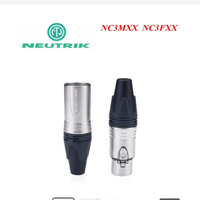 Vente chaude pour NEUTRIK 3 broches XLR NC3MXX connecteur 10 pièces NC3FXX mâle femelle pour Un Ensemble pour Microphones PVC téléphone DVD
