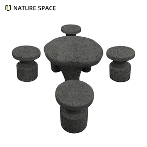 공원 장식 좌석 야외 홈 장식 정원 광장 쇼핑몰 공원 공공 장소 휴식 테이블과 의자 - Product Image 3