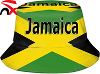 Chapeau Bob Drapeau Jamaïcain Tendance Unisexe – Idéal pour l'Été, la Plage et les Activités de Plein Air