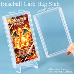 SUNSHING Bulk Acrylic Empty Booster Pack Display Holder for Pokemon Yu-Gi-Oh Baseball Card Bag Slab Wax Pack Card Pack Protector - Product Image 6