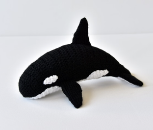 Poupées Amigurumi Petite <span class=keywords><strong>Baleine</strong></span> Reine des Mers en <span class=keywords><strong>Crochet</strong></span> Fait Main pour Cadeau de Bébé <span class=keywords><strong>Baleine</strong></span> Orca <span class=keywords><strong>au</strong></span> <span class=keywords><strong>Crochet</strong></span> - Product Image 3